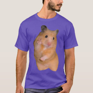 Hamster Meme met Premium voor vredesgebarentaal T-shirt