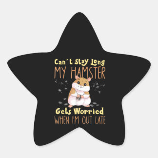 Hamster Meme Pet OEigenaars Ster Sticker