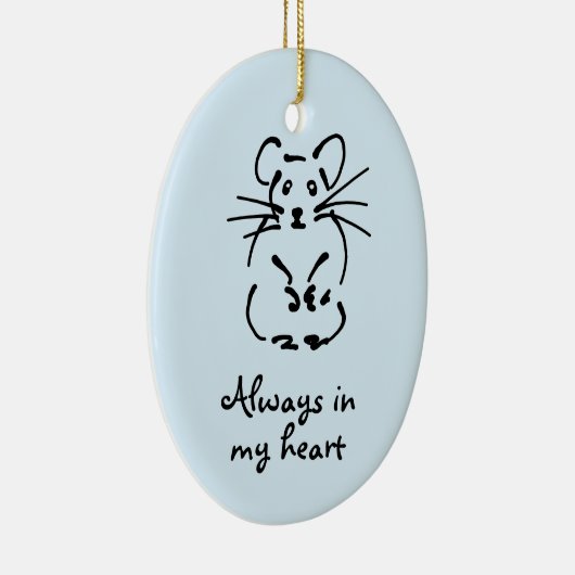  Hamster Memorial Ornament (Rechts)
