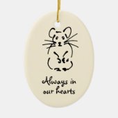  Hamster Memorial Ornament (Voorkant)