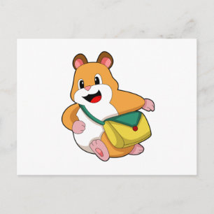 Hamster met Bag.PNG Briefkaart