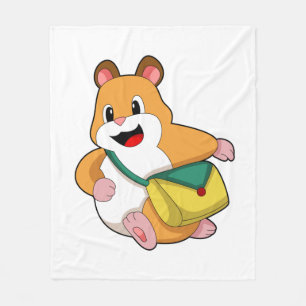 Hamster met Bag.PNG Fleece Deken