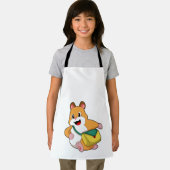 Hamster met Bag.PNG Schort (Insitu)