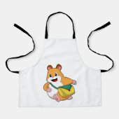 Hamster met Bag.PNG Schort (Voorkant)