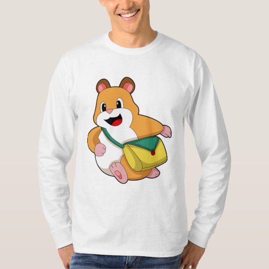 Hamster met Bag.PNG T-shirt (Voorkant)