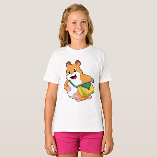 Hamster met Bag.PNG T-shirt (Voorkant volledig)