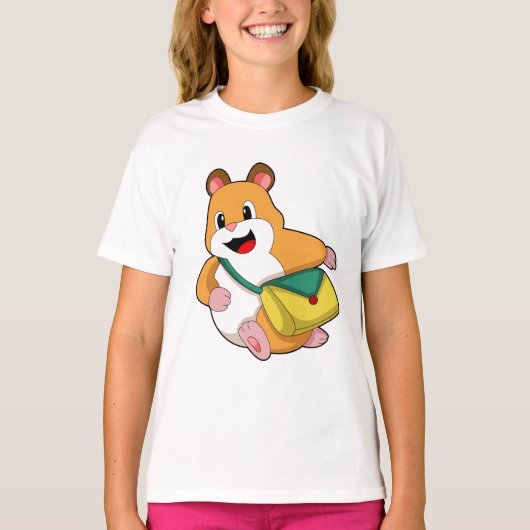 Hamster met Bag.PNG T-shirt (Voorkant)