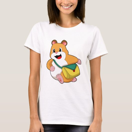 Hamster met Bag.PNG T-shirt (Voorkant)