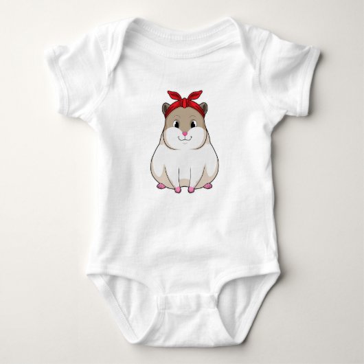 Hamster met Bandana Romper (Voorkant)