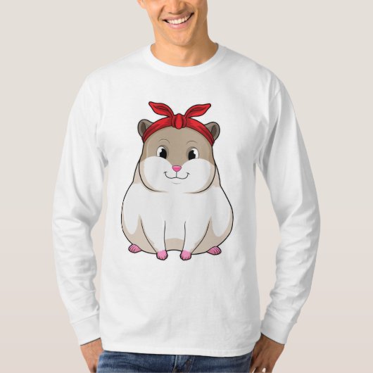 Hamster met Bandana T-shirt (Voorkant)