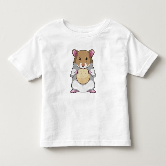 Hamster met Biscuit Kinder Shirts (Voorkant)