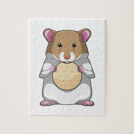 Hamster met Biscuit Legpuzzel (Verticaal)