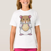 Hamster met Biscuit T-shirt (Voorkant)
