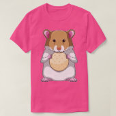 Hamster met Biscuit T-shirt (Design voorkant)