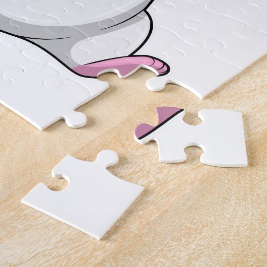 Hamster met bril legpuzzel (Zijkant)