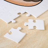 Hamster met Chocolate Donut Legpuzzel (Zijkant)