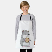 Hamster met Cookie Schort (Gedragen)