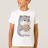 Hamster met Cookie T-shirt (Voorkant)