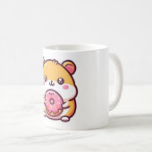 Hamster met donut koffiemok (Voorkant rechts)
