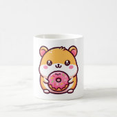 Hamster met donut koffiemok (Center)
