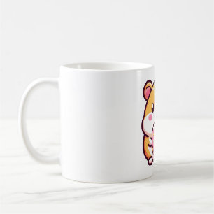 Hamster met donut koffiemok