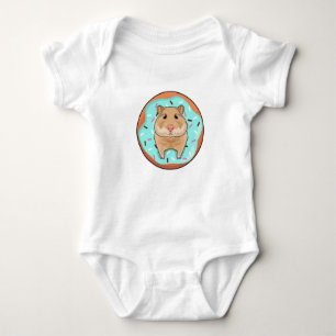 Hamster met Donut Romper