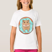 Hamster met Donut T-shirt (Voorkant)