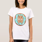Hamster met Donut T-shirt (Voorkant)
