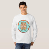 Hamster met Donut T-shirt (Voorkant volledig)