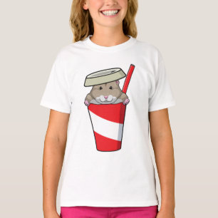 Hamster met Drink T-shirt
