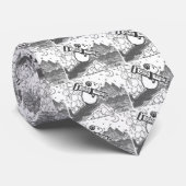 Hamster met een ATTITUDE Stropdas (Opgerold)