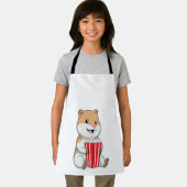 Hamster met één van Popcorn Schort (Insitu)