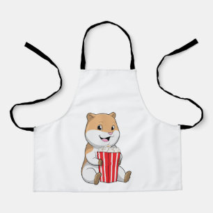 Hamster met één van Popcorn Schort