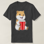 Hamster met één van Popcorn T-shirt (Design voorkant)