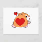 Hamster met Hart Briefkaart (Voorkant)