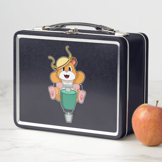 Hamster met Jackhammer (In situ)