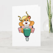 Hamster met Jackhammer Kaart (Voorkant)