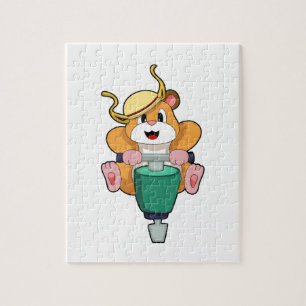 Hamster met Jackhammer Legpuzzel