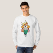 Hamster met Jackhammer T-shirt (Voorkant volledig)