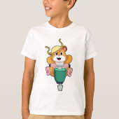 Hamster met Jackhammer T-shirt (Voorkant)