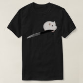Hamster met Knife T-shirt (Design voorkant)