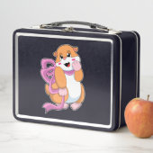 Hamster met lint (In situ)