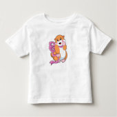 Hamster met lint kinder shirts (Voorkant)