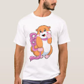 Hamster met lint t-shirt (Voorkant)