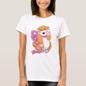 Hamster met lint t-shirt (Voorkant)