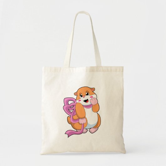 Hamster met lint tote bag (Voorkant)