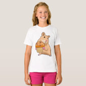 Hamster met Muffin T-shirt (Voorkant volledig)