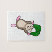 Hamster met parachute legpuzzel (Horizontaal)
