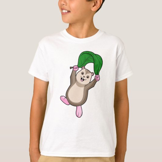 Hamster met parachute t-shirt (Voorkant)