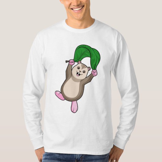 Hamster met parachute t-shirt (Voorkant)